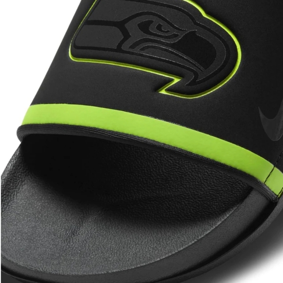 NWT Men's Seattle Seahawks Nike Off Court Slides - Picture 2 of 7